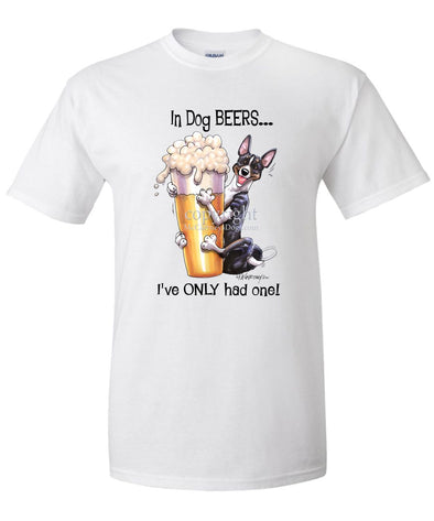 Basenji  Black Tri - Dog Beers - T-Shirt