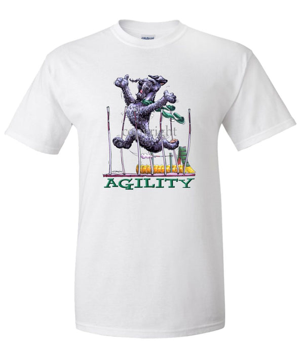 Kerry Blue Terrier - Agility Weave II - T-Shirt