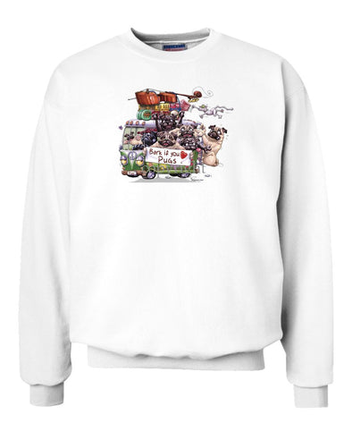 Pug - Bark If You Love Dogs - Sweatshirt