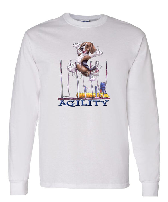 Beagle - Agility Weave II - Long Sleeve T-Shirt