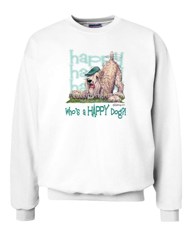 Soft Coated Wheaten - Who's A Happy Dog - Sweatshirt