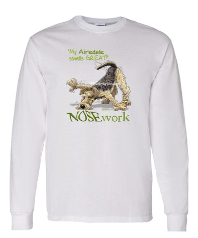 Airedale Terrier - Nosework - Long Sleeve T-Shirt
