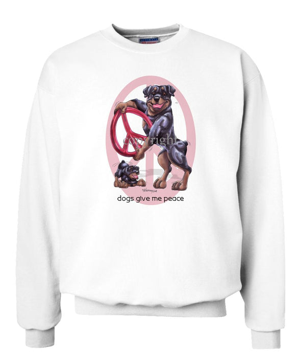 Rottweiler - Peace Dogs - Sweatshirt
