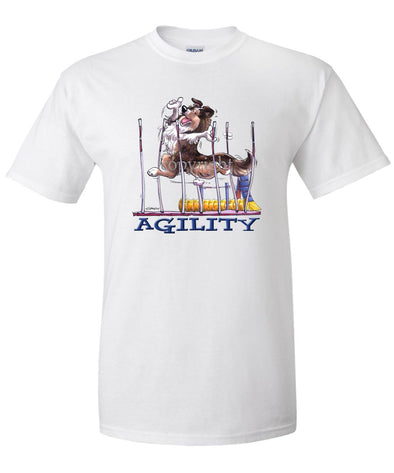 Shetland Sheepdog - Agility Weave II - T-Shirt