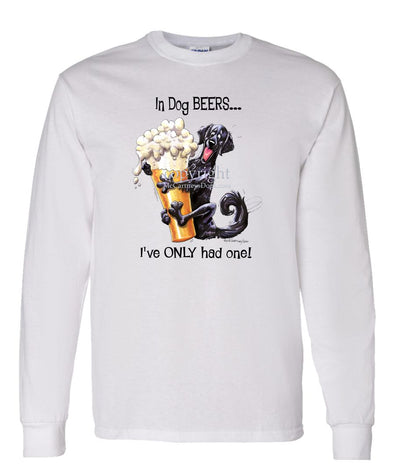Flat Coated Retriever - Dog Beers - Long Sleeve T-Shirt