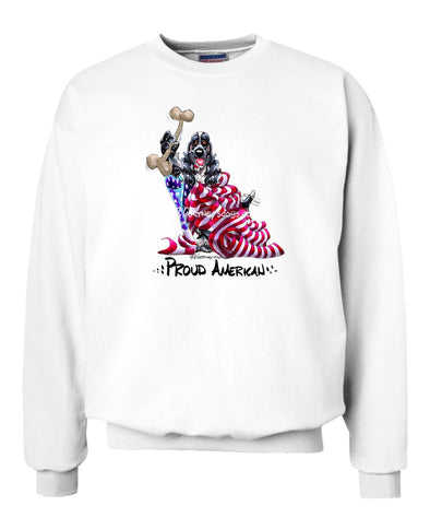 English Cocker Spaniel - Proud American - Sweatshirt