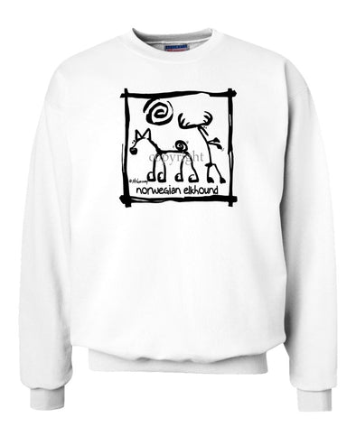 Norwegian Elkhound - Cavern Canine - Sweatshirt