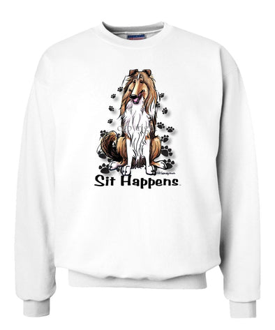 Collie - Sit Happens - Sweatshirt