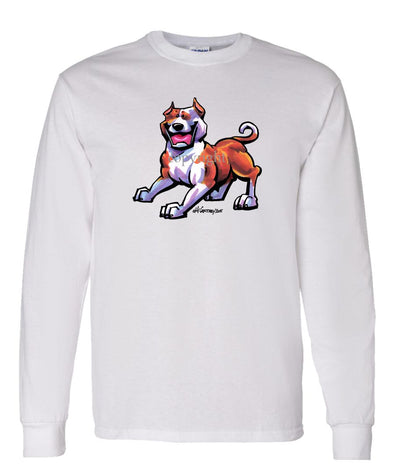 American Staffordshire Terrier - Cool Dog - Long Sleeve T-Shirt
