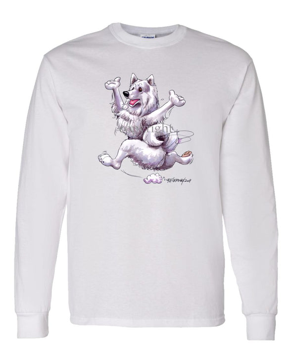 Samoyed - Happy Dog - Long Sleeve T-Shirt