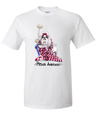 Shih Tzu - Proud American - T-Shirt
