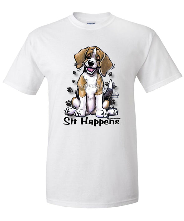 Beagle - Sit Happens - T-Shirt
