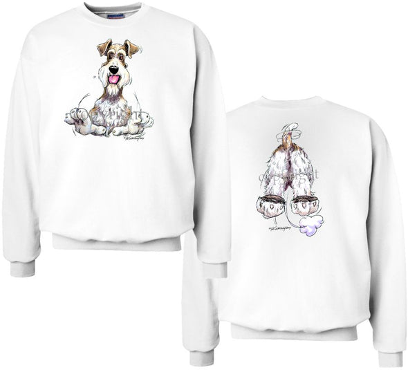 Wire Fox Terrier - Coming and Going - Sweatshirt (Double Sided)