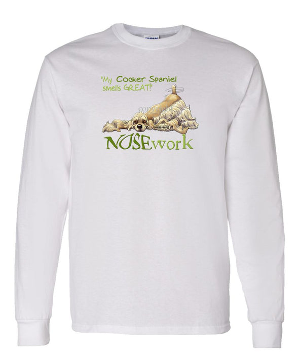 Cocker Spaniel - Nosework - Long Sleeve T-Shirt