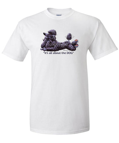 Poodle  Black - All About The Dog - T-Shirt