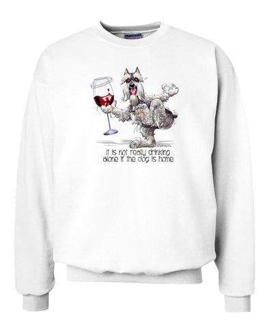 Schnauzer - It's Drinking Alone 2 - Sweatshirt