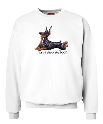 Doberman Pinscher - All About The Dog - Sweatshirt