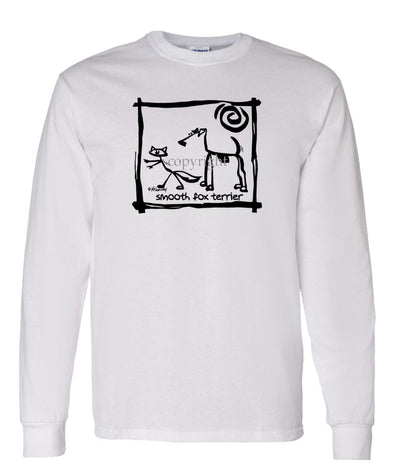 Smooth Fox Terrier - Cavern Canine - Long Sleeve T-Shirt