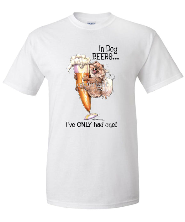 Pomeranian - Dog Beers - T-Shirt