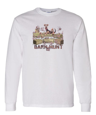 Airedale Terrier - Barnhunt - Long Sleeve T-Shirt