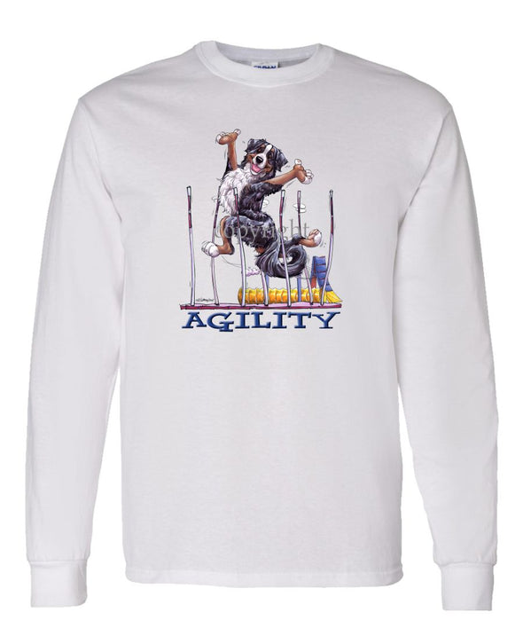 Bernese Mountain Dog - Agility Weave II - Long Sleeve T-Shirt