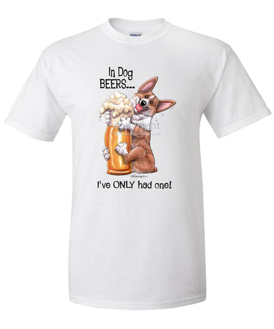 Welsh Corgi Pembroke - Dog Beers - T-Shirt