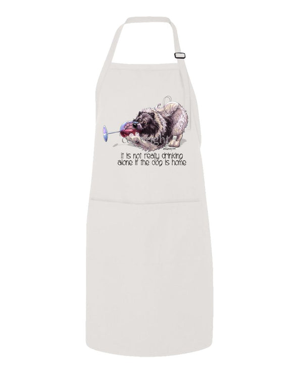Keeshond - It's Not Drinking Alone - Apron