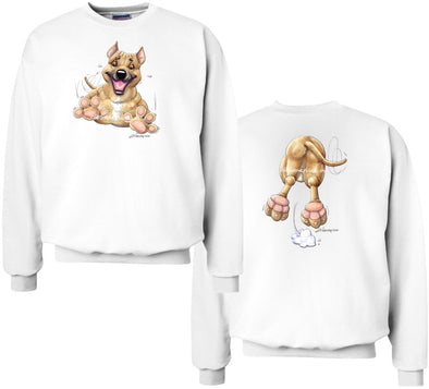 American Staffordshire Terrier - Coming and Going - Sweatshirt (Double Sided)