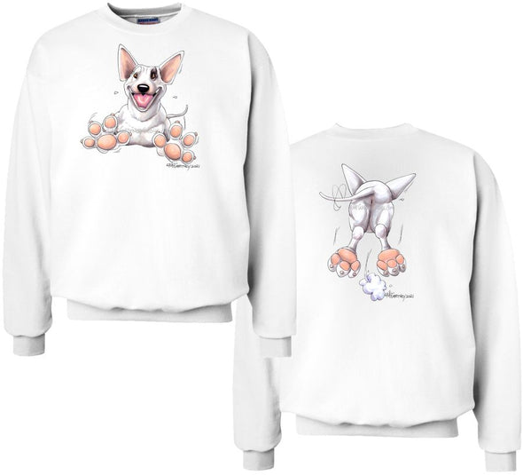 Bull Terrier - Coming and Going - Sweatshirt (Double Sided)