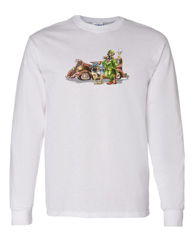 American Staffordshire Terrier - Rusty Car - Mike's Faves - Long Sleeve T-Shirt