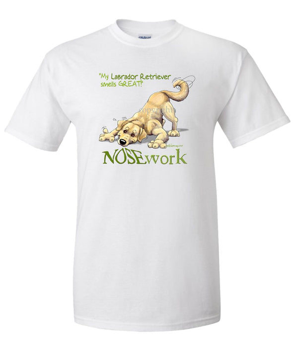 Labrador Retriever  Yellow - Nosework - T-Shirt