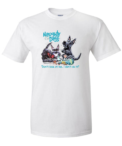 Scottish Terrier - Naughty Dogs - Mike's Faves - T-Shirt