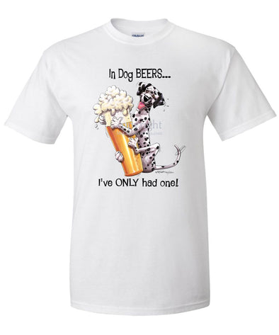 Dalmatian - Dog Beers - T-Shirt