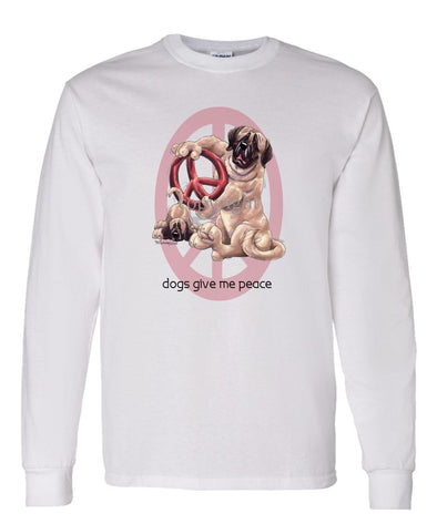 Mastiff - Peace Dogs - Long Sleeve T-Shirt