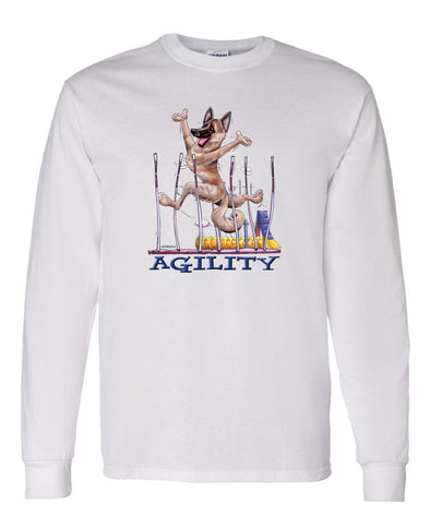 Belgian Malinois - Agility Weave II - Long Sleeve T-Shirt