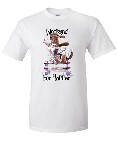Basset Hound - Weekend Barhopper - T-Shirt