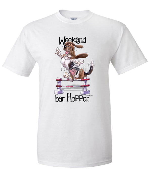 Basset Hound - Weekend Barhopper - T-Shirt