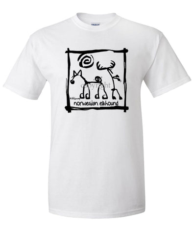 Norwegian Elkhound - Cavern Canine - T-Shirt