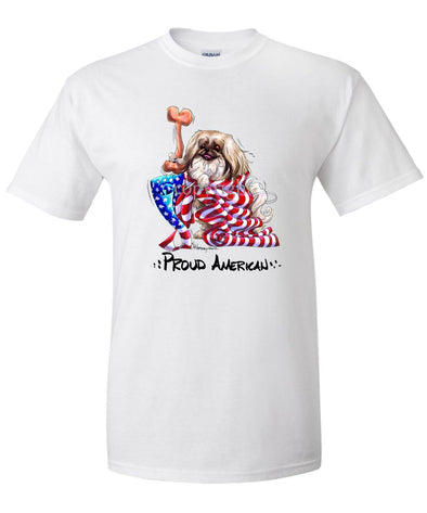 Pekingese - Proud American - T-Shirt