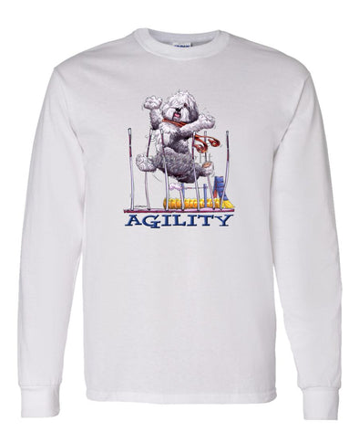 Old English Sheepdog - Agility Weave II - Long Sleeve T-Shirt