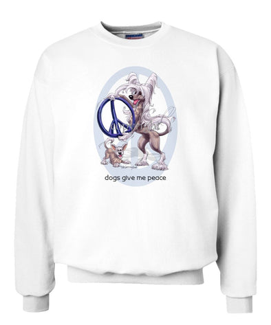 Chinese Crested - Peace Dogs - Sweatshirt