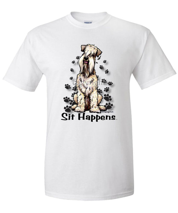 Soft Coated Wheaten - Sit Happens - T-Shirt