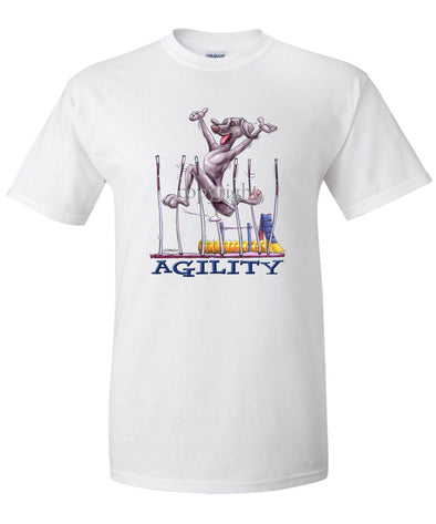 Weimaraner - Agility Weave II - T-Shirt