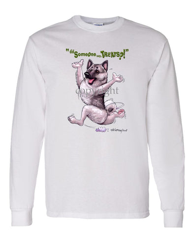 Norwegian Elkhound - Treats - Long Sleeve T-Shirt
