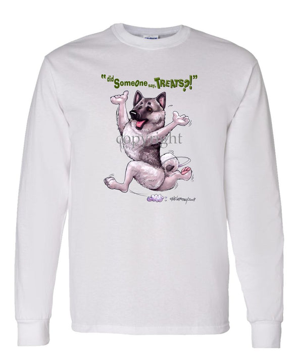 Norwegian Elkhound - Treats - Long Sleeve T-Shirt