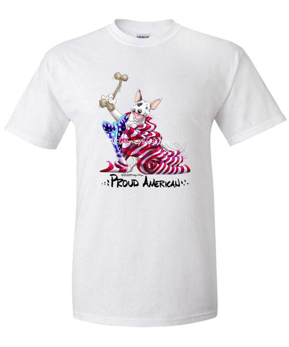 Bull Terrier - Proud American - T-Shirt