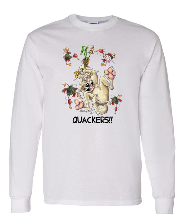 Labrador Retriever  Yellow - Quackers - Mike's Faves - Long Sleeve T-Shirt