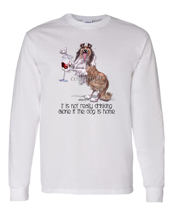 Collie - It's Not Drinking Alone - Long Sleeve T-Shirt