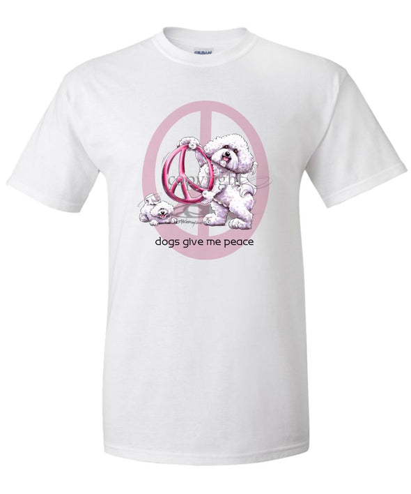 Bichon Frise - Peace Dogs - T-Shirt