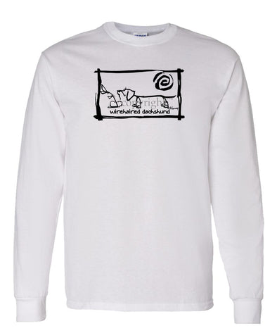 Dachshund  Wirehaired - Cavern Canine - Long Sleeve T-Shirt